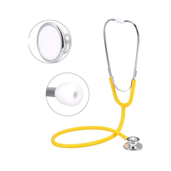 lot 3 Dual Head Stethoscope, Multifunctional Double Head Stethoscope Dual Head - Picture 1 of 4